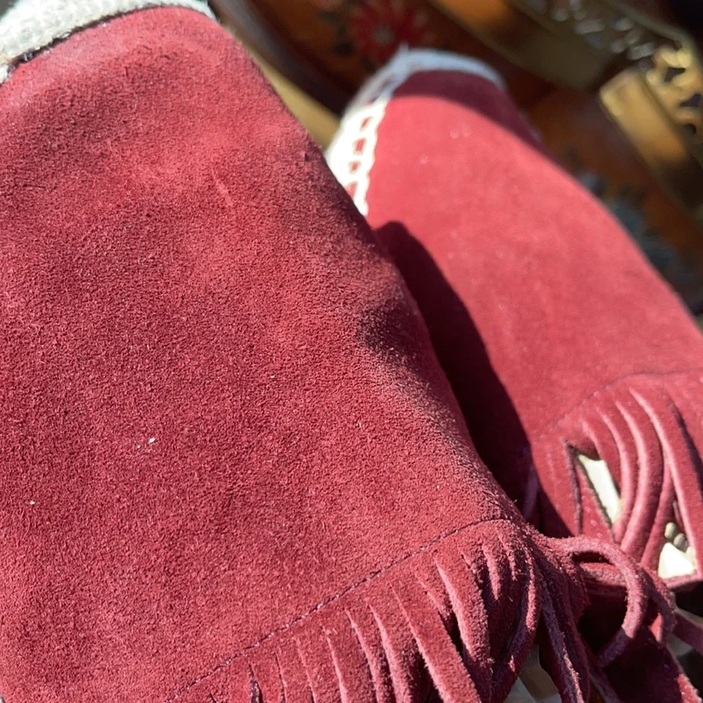 Chloé Fringe Suede Espadrilles 10 | needs insoles